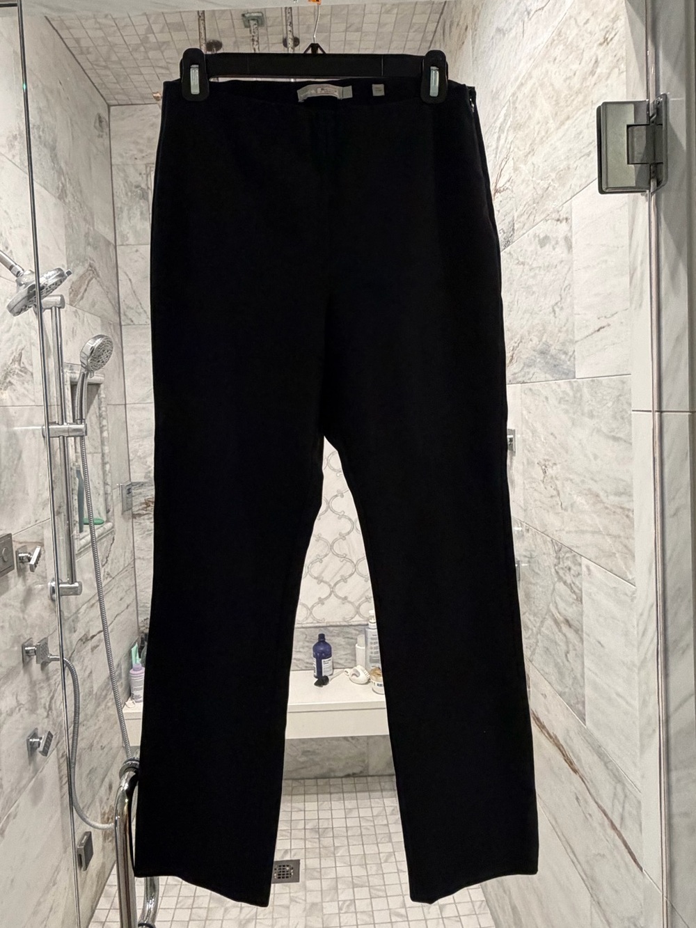 Vince Black Cropped Straight-Leg Women's Pants